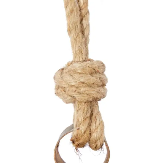 Gold Metal Rustic Decorative Cow Bell, Set of 3" 22", 18", 12" {4}