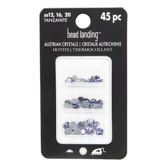 Hotfix Austrian Crystals Mix by Bead Landing&trade;, 45ct. Tanzanite {5}