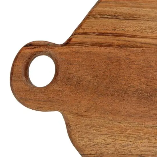 Hello Honey&reg; 11.75" Natural Pig Shaped Mango Wood Handled Cheese & Cutting Board {5}