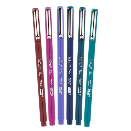 Marvy&reg; Uchida LePen&reg; Flex 6 Color Jewel Brush Pen Set {1}