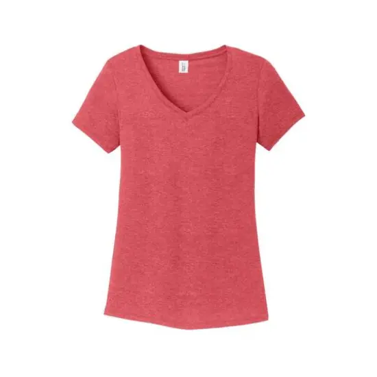 District&reg; Women's Perfect Tri&reg; V-Neck T-Shirt Red Frost {1}