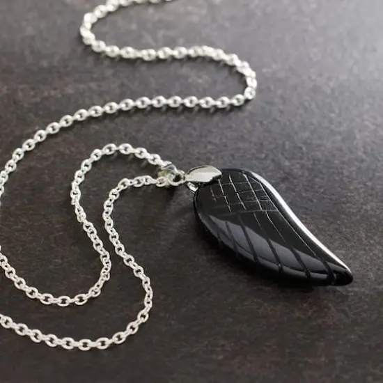 Black Jasper Wing Pendant by Bead Landing&trade; {3}