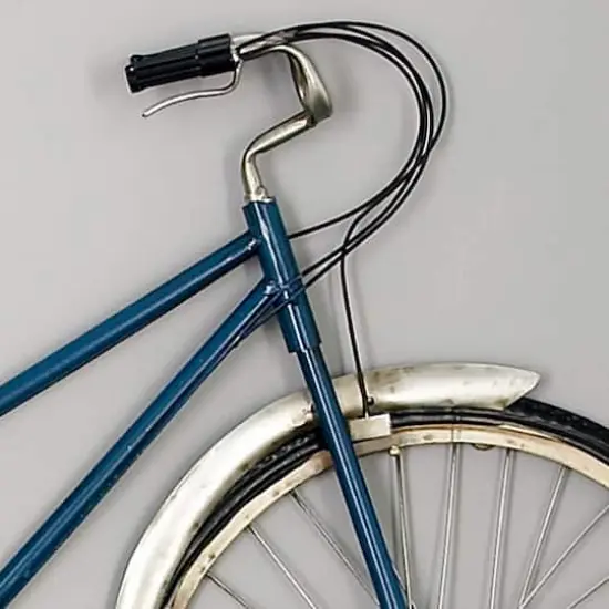Blue Bicycle Metal Vintage Wall D&eacute;cor {4}