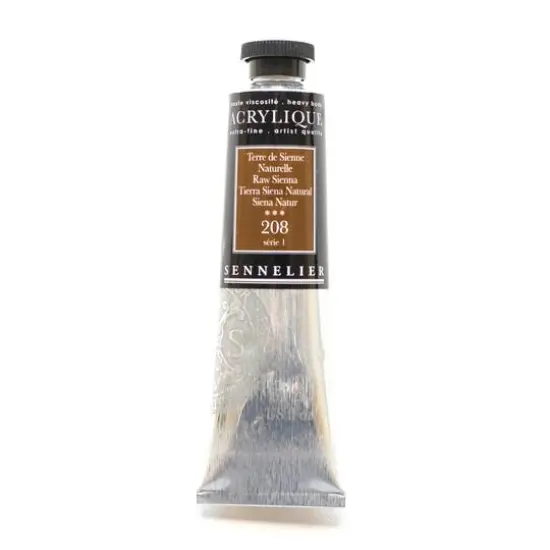 Sennelier Extra Fine Artists' Acrylic Paint, 60mL 208 Raw Sienna {1}