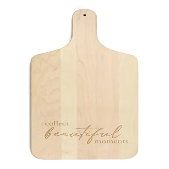 Collect Beautiful Moments 8" x 17" Maple Paddle Cutting Board {1}