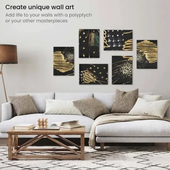 Arteza&reg; 11" x 14" Black Canvas Panels, 14ct. {4}