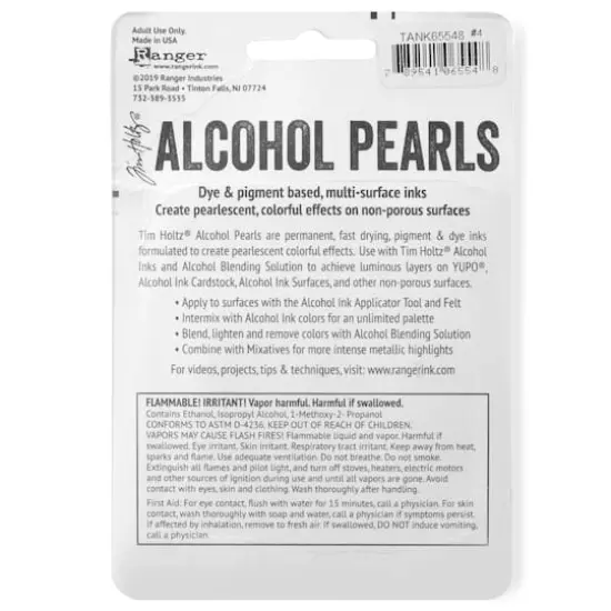 Ranger Tim Holtz&reg; Alcohol Pearl Ink Kit Mineral/Celestial/Smoulder {7}