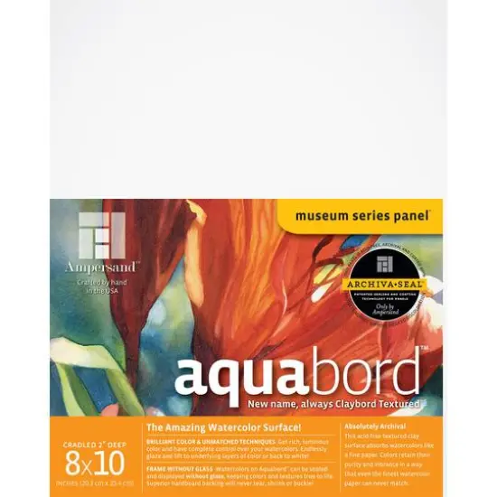 Ampersand&trade; Aquabord&trade; Museum Series Cradled 2" Watercolor Panel {1}