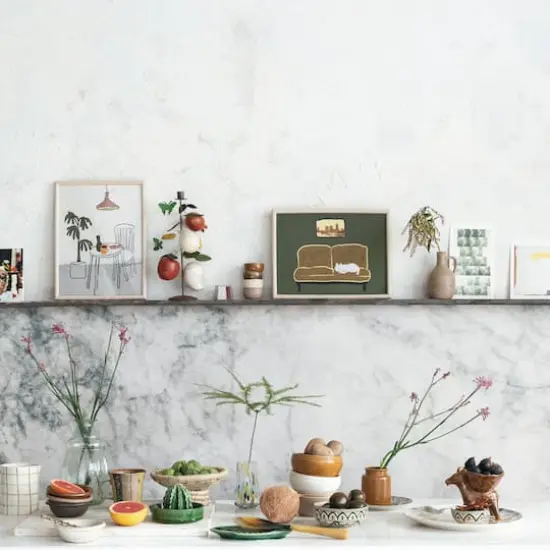 Hello Honey&reg; 14" Multicolor Orchard Bounty Metal Taper Candle Holder {3}