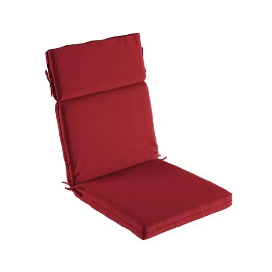 Hastings Home Red High Back Patio Chair Cushion {1}