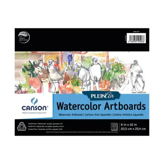 Canson&reg; Plein Air Watercolor Artboard Pad {2}