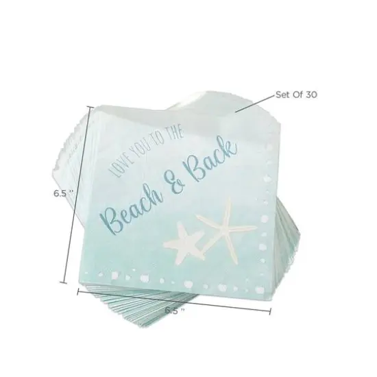 Kate Aspen&reg; Beach Party 2-Ply Paper Luncheon Napkins, 120ct. {6}
