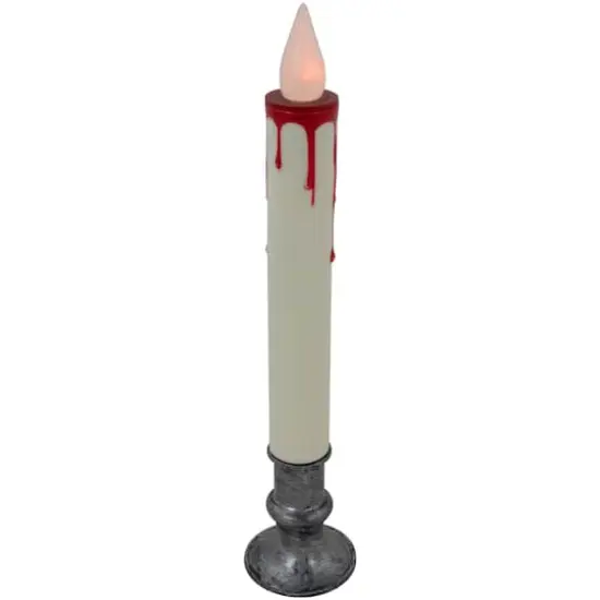 9" Flickering LED Halloween Candle Lamp with Dripping Blood Effect {1}