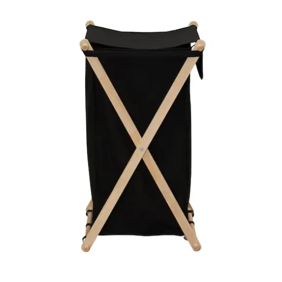 Household Essentials X-Frame Laundry Hamper Black {6}