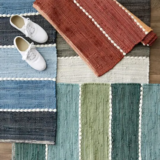 DII&reg; Color Block Cotton Chindi Rug, 2ft. x 3ft. Multi {6}