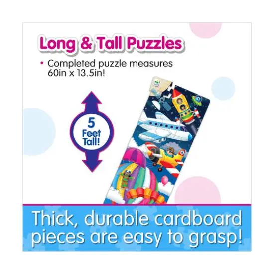 Long & Tall Puzzle - Up In the Air: 50+ Pcs {6}
