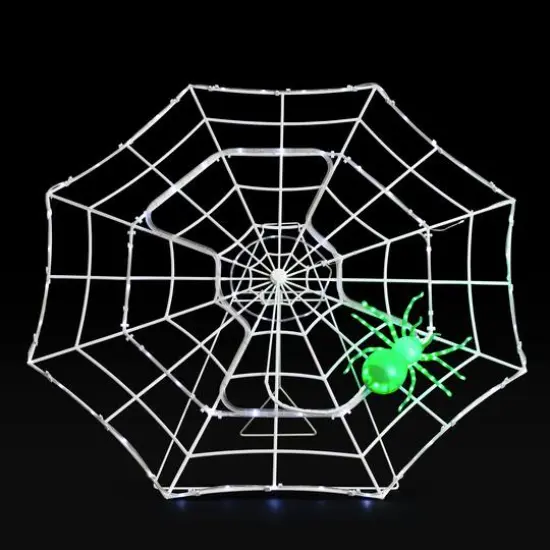 Mr. Halloween 4ft. Outdoor Animated Spider Web {5}