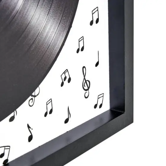 American Art Decor Framed Vinyl 15.75" x 15.75" Wall Clock  {5}