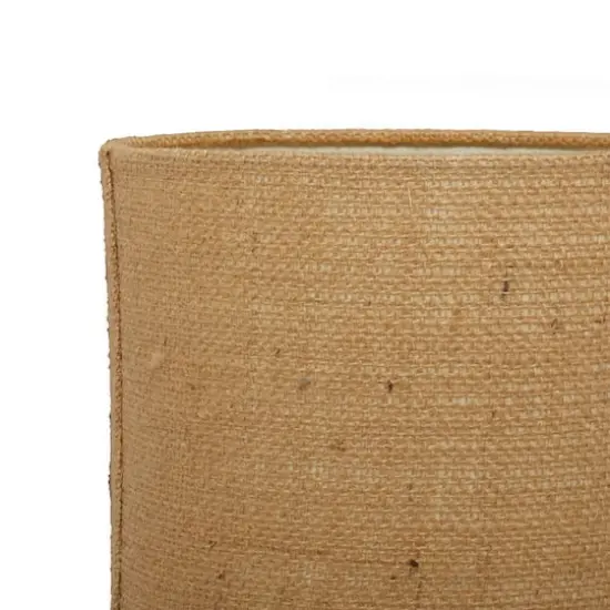 Brown Wood Rustic Table Lamp, 14" x 10" x 10" {5}