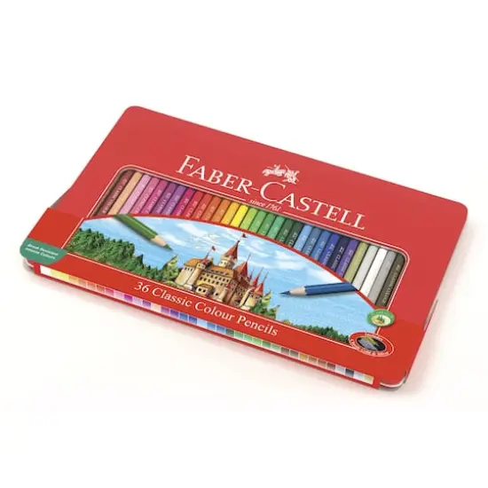 Faber-Castell&reg; Classic 36 Color Pencil Tin Set {5}