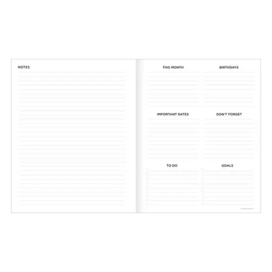 TF Publishing 2024-2025 Medium Blue Watercolor Monthly Planner {5}