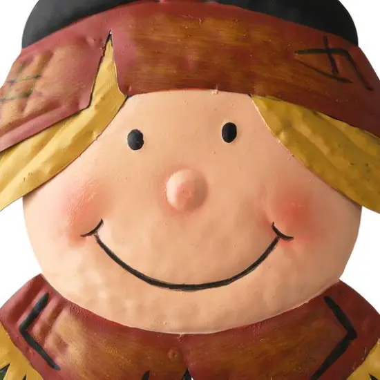 26" Scarecrow Gal Garden Stake {8}