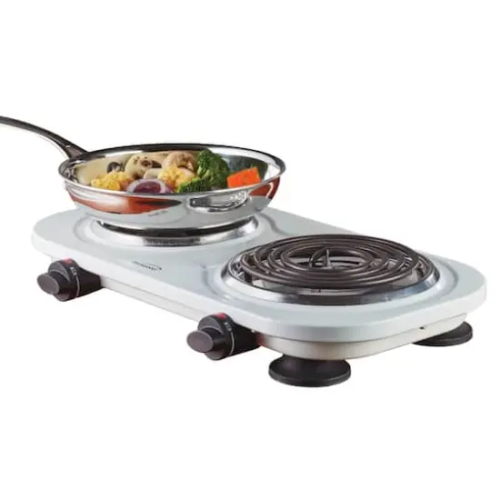 Brentwood 1500W Double Electric Burner {8}