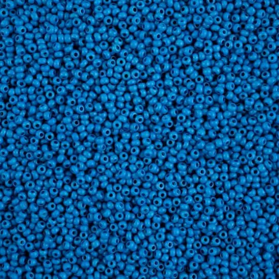 John Bead Terra Intensive 10/0 Czech Glass Seed Beads, 500g Blue Matte {1}