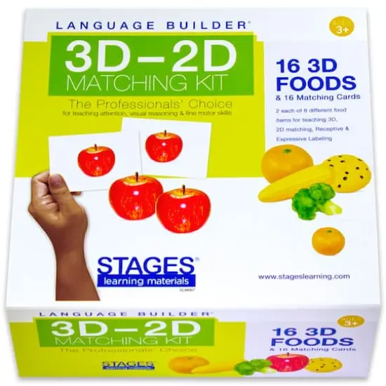 Stages&reg; Learning Materials Language Builder&reg; Foods 3D-2D Matching Kit {1}