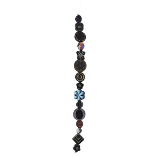 The Beadsmith® Black Table Cut & Pressed Czech Glass Beads {1}
