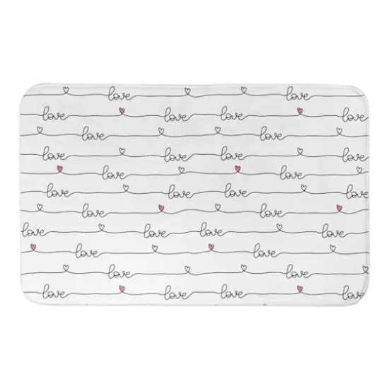 Love Script Bath Mat {1}