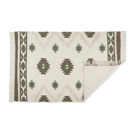 DII&reg; Southwestern Textured Hand-Loomed Shag Rug Brown/Green {6}