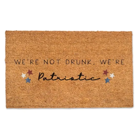 We're Not Drunk We're Patriotic Doormat {1}