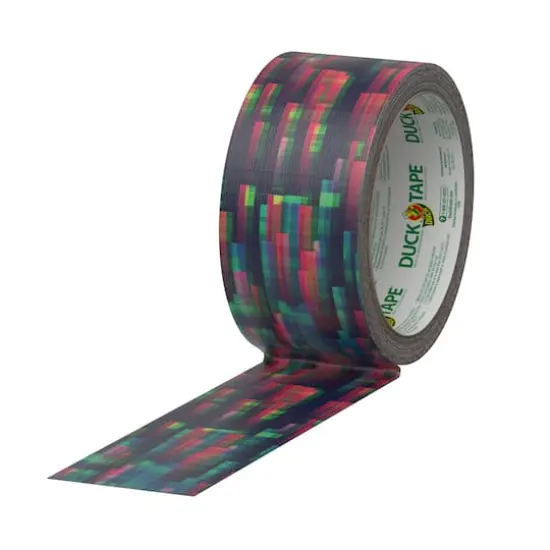 Duck Tape&reg; 10yd. Digital Glitch Print Duct Tape {5}