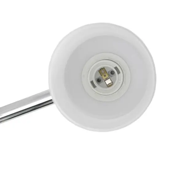 Lalia Home Essentix 3-Light White Shade Vanity Chrome {8}