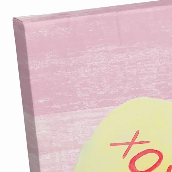 Love Is Sweet Candy Hearts Canvas Wall Art {4}