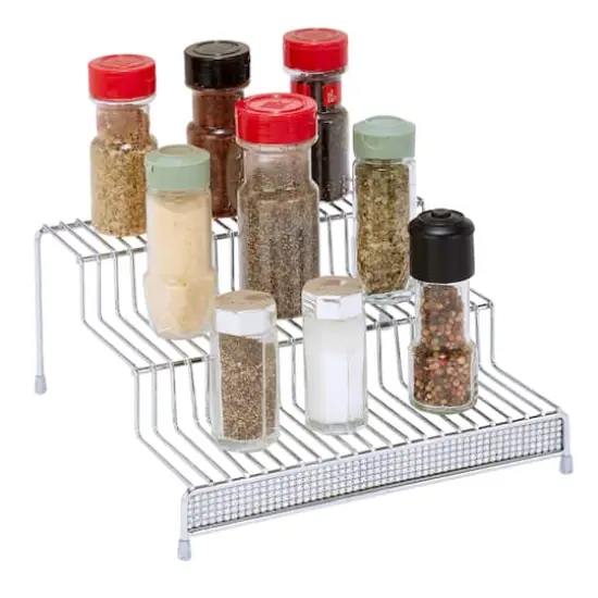 Kitchen Details 3-Tier Pave Diamond Design Spice Rack Shelf Organizer {1}