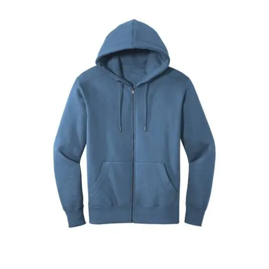 District&reg; Perfect Weight&reg; Fleece Full-Zip Hoodie Charcoal {2}