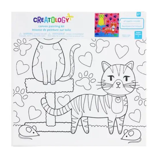 Cats Canvas Painting Kit by Creatology&trade; {5}