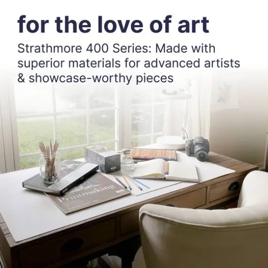 Strathmore Toned Sketch Paper Pad, 400 Series, 50 Sheets, 9" x 12", Tan {7}