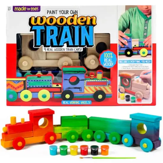 Made by Me&reg; Paint Your Own Wooden Train {5}