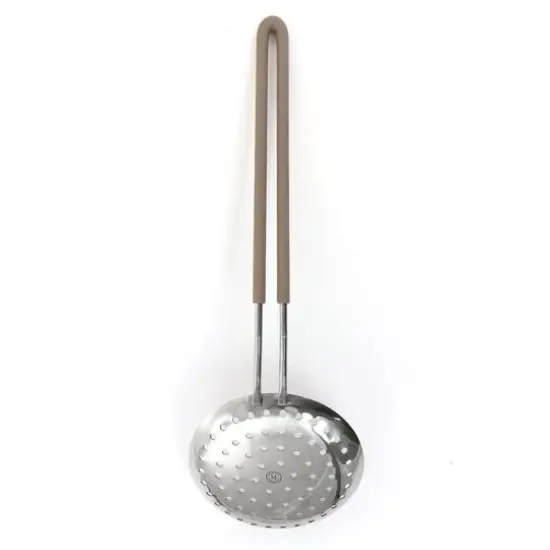 Martha Stewart Gray Stainless Steel Skimmer {3}