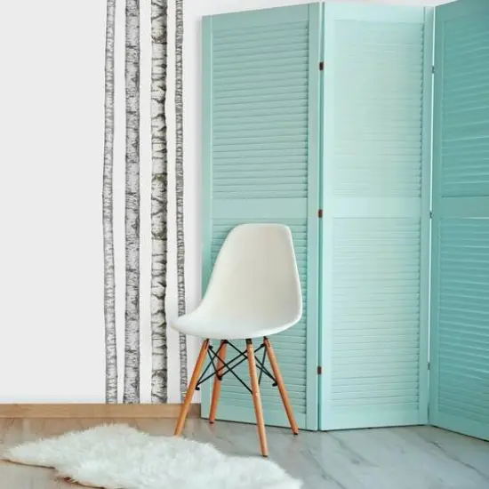 RoomMates Realistic Birch Trees Peel & Stick Giant Decals {8}