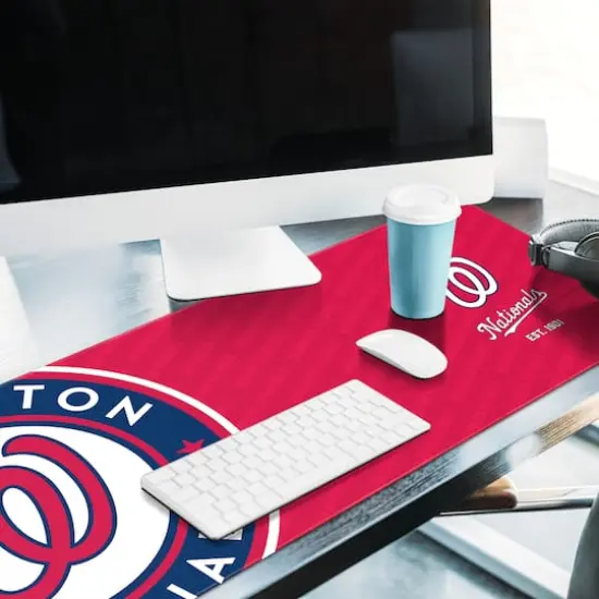 MLB Logo Series Desk Pad Washington Nationals {5}