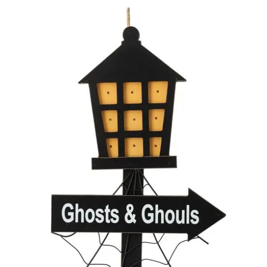 Glitzhome&reg; 42" Lighted Halloween Haunted House Yard Stake {6}