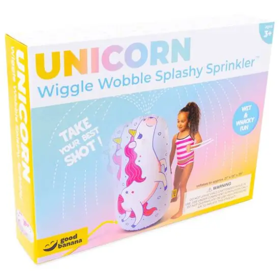 Good Banana&trade; Unicorn Wiggle Wobble Splashy Sprinkler {4}
