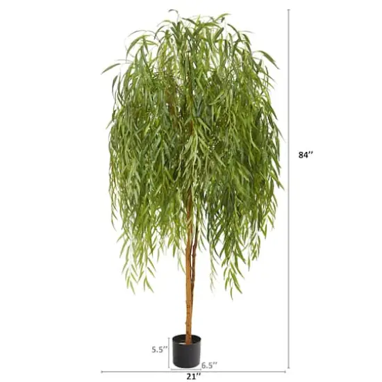 7ft. Potted Willow Tree {3}