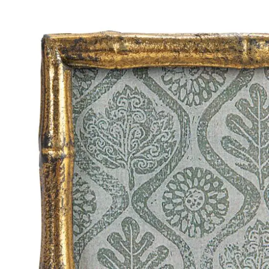 Hello Honey&reg; Gold Colored Metal Bamboo Style Photo Frame {6}