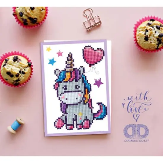 Diamond Dotz&reg; Welcome Baby Diamond Painting Greeting Card Kit {4}