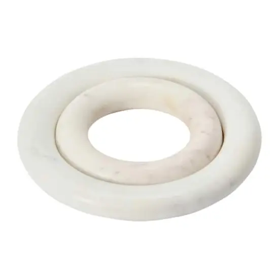 Hello Honey&reg; Marble Dining Table Trivet Set {1}